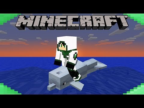 How to ride Dolphins in Minecraft