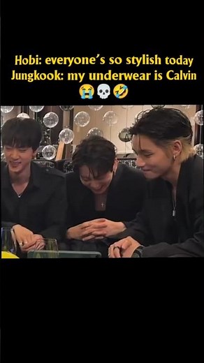 Hobi: everyone’s so stylish todayJungkook: my underwear is Calvin Klein 😭💀🤣 | BTSXAMAs #btslive