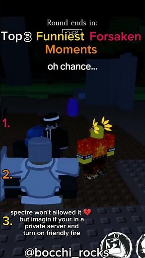 Top 3 Funniest Forsaken Moments