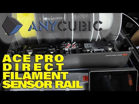 How to Fix Filament Detection Issues on the Anycubic Ace Pro | Direct Filament Sensor Rail Install