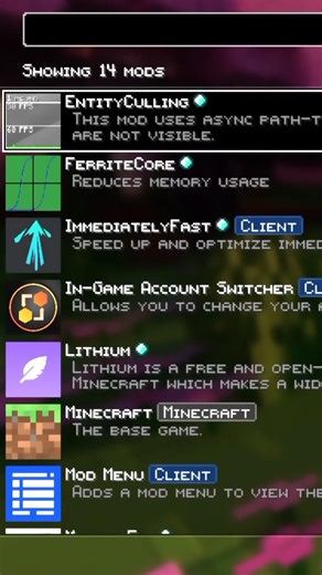 FPS BOOST Modpack For Minecraft (Available For All Versions) #minecraft #fpsboost #modpack