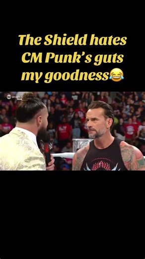 50 seconds of The Shield hating CM Punk. Twitter- @CoreybElite