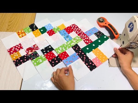 Tiny Scrap Fabric ! Don't Waste - 2 Quilt Block That Will Change Your Ideas / Creative & Easy!