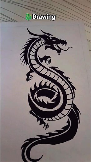 Pro tips for drawing realistic dragon scales My fav Drawing of Dragon#viral #dragondrawing #dragon