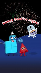 Remember, remember the 5th of November with all of the Blocks. 🎆What f-u-n! We hope our little learners have had an exciting week of bonfire celebrations and spotted lots of colours in the sky! ✨How many fireworks did your family count? #numberblocks #alphablocks #colourblocks #bonefire #guyfawkes | Numberblocks
