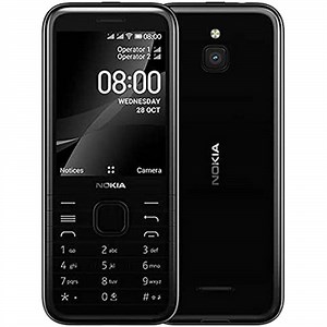 Nokia 8000 4GB Black 4G Dual Sim Mobile Phone