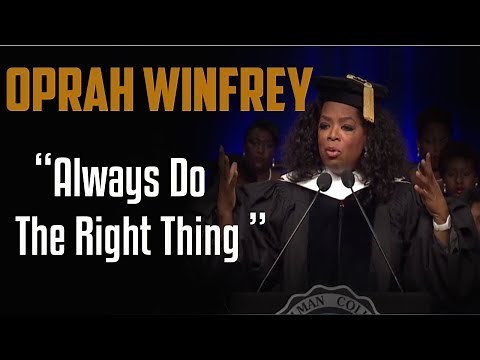 ALWAYS DO THE RIGHT THING || Best Motivational Speech by Oprah Winfrey