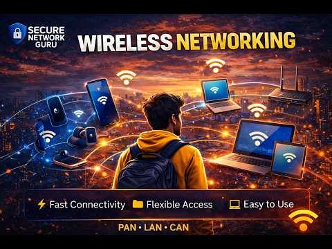 Types of Wireless Network 📶 WLAN vs WMAN vs WWAN (Beginner Guide)