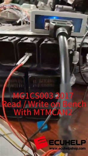 1.4K views · 16 reactions | ECU: MG1CS003 2017 Read/Write on Bench ok Using MTM-CAN2 https://www.ecuhelpshop.com/products/mtm-can2-read-and-write-eeprom-micro-via-obd-boot-and-bench-mode.html Coupon code: EP202510VP , Ends:December 10th, 2025 WhatsApp:+8618205996549 #ecutool #ecuprogrammer #ecutools #ecutunıng #ECUProgramming #ecuflash | ECUHELPshop ECU Programmers | Facebook