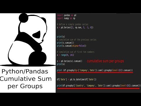 Python Cumulative Sum per Group with Pandas