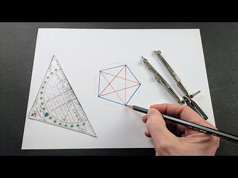 How to Draw a Perfect Pentagon and Pentagram – Step by Step Tutorial