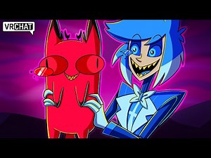 Alastor BECOMES A CAT in Hazbin Hotel VRChat