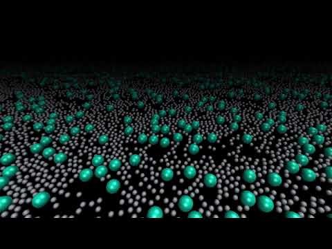 LAMMPS tutorial. 2D Lennard Jones fluid, bonus exercise: flow of 2D binary fluid
