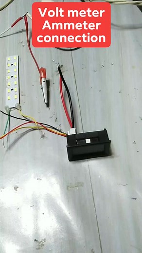 13K views · 256 reactions | Volt meter Ammeter connection #tutorial #wiringconnection #voltmeter #ammeter | Marvin Lorenzo | Facebook