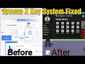 Arceus X Key System Fixed