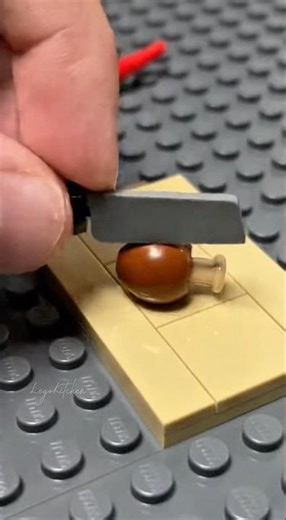How to Make Fried Chicken in LEGO | Stop-Motion LEGO