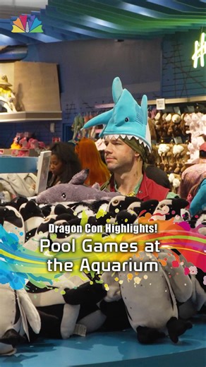 Pool Games at the Aquarium — #DragonCon2025 It's Saturday night at the Georgia Aquarium ... where is everybody?! We aren't late, are we? We hope you all had a blast at Dragon Con's Night at the Aquarium this year. We certainly did! You can check out our full highlights of the event @ our YouTube channel, and we hope you'll join us for more fun and games next year! [ fashionably late . tv ] Talent: Cat Agan, Ryan Eidson Camera: Shelby Merritt Producer: Sasha Jones Dragon Con @dragoncon #dragoncon