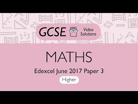 Maths GCSE - June 2017 Paper 3H | PMT Education
