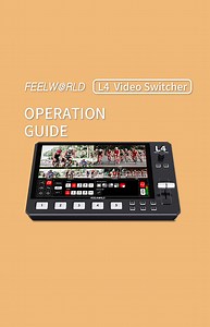 FEELWORLD L4 10.1-Inch Video Swicher Operation Guide FEELWORLD L4 multi-camera live switcher 10.1" touch screen is equipped with 4 HDMI and one SDI inputs,meet more professional needs. That means you can simultaneously connect 5 signal sources for different views, easy to handle various multi-cam live production. Find more about us from the link in the bio. #feelworld #feelworldl4 #live #livestreaming #streaming #streamer #videoswitcher #hdmiswitcher #liveswitcher #chromakey #streamingcamera #ob