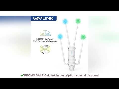 Wavlink Outdoor WiFi Range Extender Wireless Access Point Dual Band 2.4G+5Ghz High Power Wifi Router