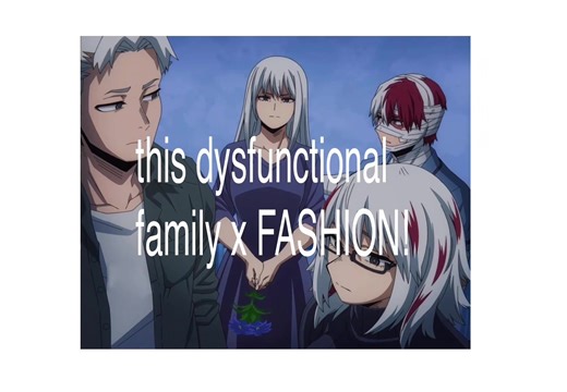 Drawing the Todoroki Family from My Hero Academia