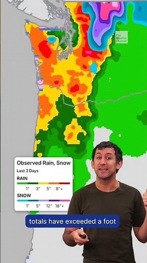 Atmospheric River Setting Record In PNW