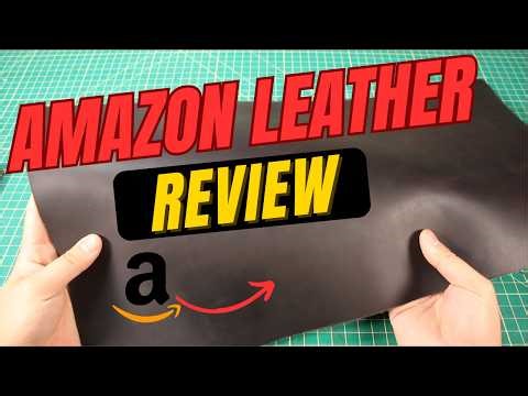 Is This Amazon Leather Worth It? HADZAM Full Grain Cowhide Review (12x24 Tooling Sheet)
