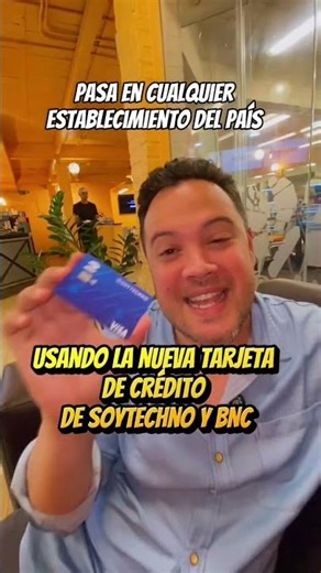 Using the new Soytechno and BNC credit card #venezuela #caracas #banks