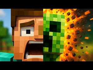 Steve Becomes a Creeper & Blows Up Everything! Minecraft Animation - Steve and Alex Life
