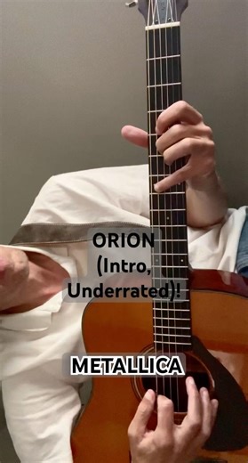 How to Play the Intro to ORION by METALLICA! FUN RIFF! Pinky Practice! #coversong #music #guitar