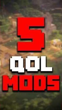 Are These the BEST Small Mods? #minecraft #shorts