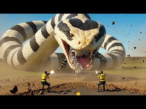 Giant Anaconda Attacks Lion — What the Rescue Team Does Next Will Shock You