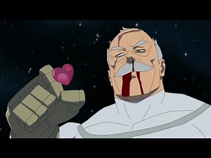 Conquest makes a heart shape out of his blood - Invincible Season 3 Episode 8 clip