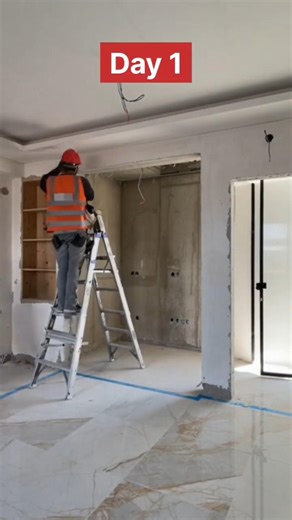 Empty Room to Luxury Modern Kitchen – Stunning Kitchen Renovation Transformation