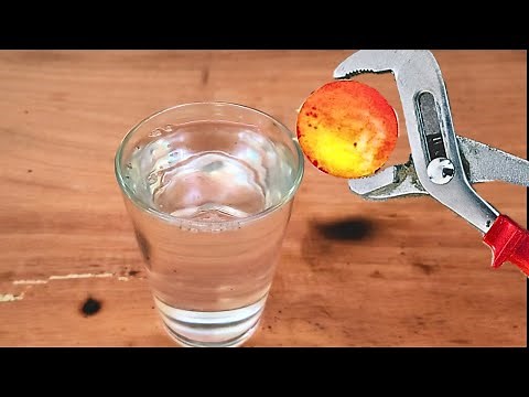 EXPERIMENT Glowing 1000 degree METAL BALL vs Water