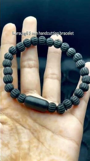 8 mm karaungli (ebony)- handcutting - with magnet lock