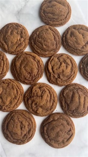 Unlike ginger snaps, these Brown Sugar Molasses Cookies are soft and chewy. They’re mildly spiced have the BEST flavor 🤎 | The Recipe Rebel