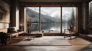 Winter Mountain Cabin Zoom Background Virtual Office Snowy Mountain Backdrop Zoom Digital Backdrop for Green Screen Online Meeting Skype - Etsy Canada