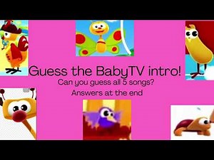 Guess the BabyTV intro