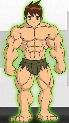 Ben 10 Ultra Muscle Growth Animation