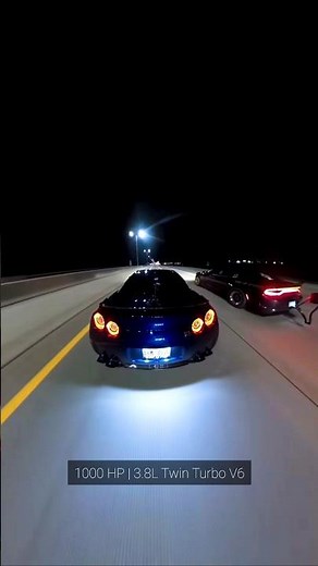 1000HP GTR R35 vs Modified Charger Hellcat