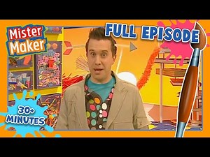 Mister Maker 🎨 Series 2, Episode 1-2 | DOUBLE FULL EPISODE - Arts & Crafts