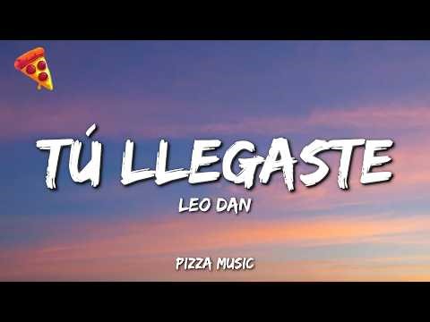 Leo Dan - Tú Llegaste Cuando Menos Te Esperaba (Lyrics)