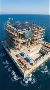 Concrete Pontoons to Luxury Floating Island: The Build 🌊🏝 #FloatingIsland #BeforeAndAfter #OceanVilla #MarineConstruction #RuinToLuxury #Transformation #PrivateIsland #DreamHome #LuxuryRealEstate #InfinityPool | The Tent Life