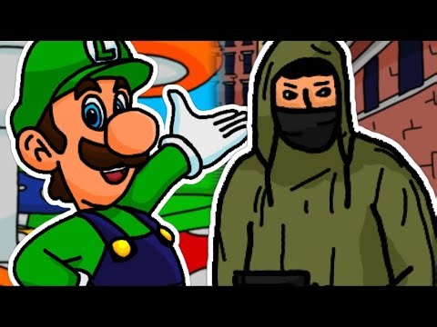 Luigi vs Luigi - RAP BATTLE! (Mario vs Mangione)