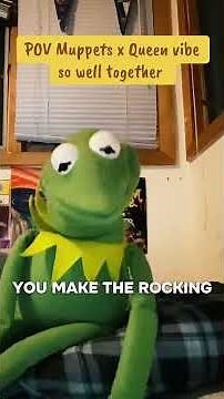 Kermit sings Queen Medley I don’t know what it is Muppets and Queen songs vibe so great together