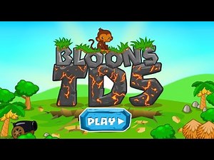 Monkey Lane (Level 1 on Hard) - Walkthrough - Bloons Tower Defense 5