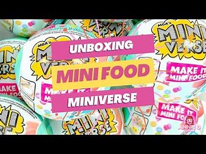 Make It Mini Food Miniverse Unboxing 🍓✨ | Viral Mini Brands DIY Food Reveal & Assembly!