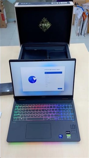 Hp Omen 16 RTX 5080 16 GB Graphics 32 GB 1 TB #unboxing #viral #hp #tech #youtubeshorts