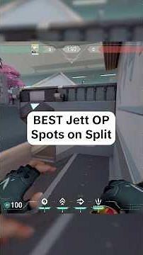 BEST Jett OP Spots on Split (Valorant Tips)